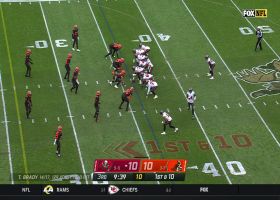 Brady lasers 22-yard deep curl to Godwin to get Bucs into red zone