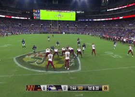 Howell pinpoints pass to Cole for 28-yard gain
