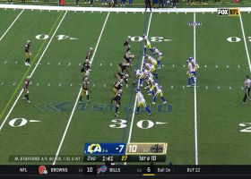 Stafford lasers Van Jefferson down the middle for 16 yards