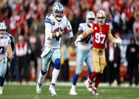 Prescott uses his legs to convert fourth-and-4 in 49ers territory