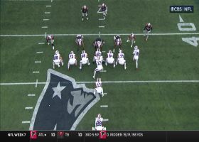 Patriots defender DIVES over line of scrimmage on Josh Allen's QB sneak