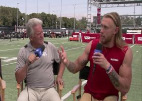 George Kittle joins 'Inside Training Camp Live' after 49ers practice