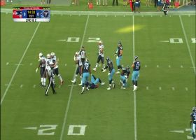 Byron Cowart rumbles through O-line to sack Mariota