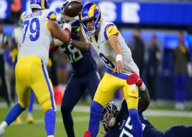 Matthew Stafford's desperation heave to avoid safety results in INT