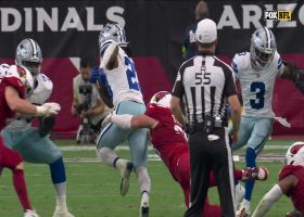 Rico Dowdle puts on tackle-breaking clinic during 9-yard pickup