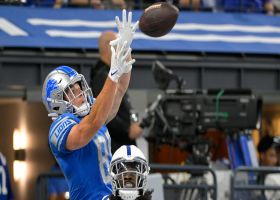 Tom Kennedy beats DB on 10-yard TD snag