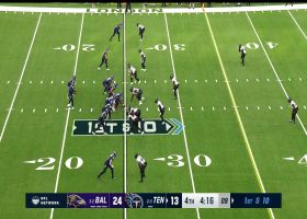 Jadeveon Clowney wraps up Willis for the Ravens third sack