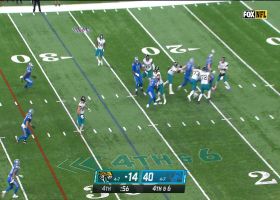 Alex Anzalone stonewalls Farrell for fourth-down stop late in fourth quarter