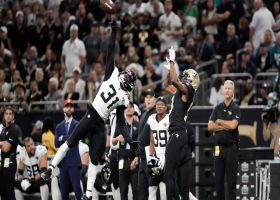 Darious Williams' blanket coverage prevents Michael Thomas from deep sideline catch