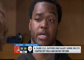 Watson, Cooper comment on Nick Chubb's injury after Week 2 loss vs. Steelers