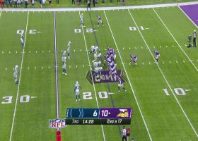 A.J. Rose keeps feet moving for hard-fought 14-yard gain