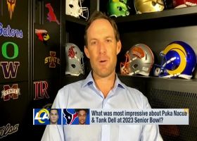 Jim Nagy shares what was most impressive about Puka Nacua and Tank Dell at the '23 Senior Bowl