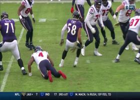 Ravens intercept Deshaun Watson's cross-body throw