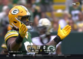 Derek Carr comes up injured on Rashan Gary's second sack of game