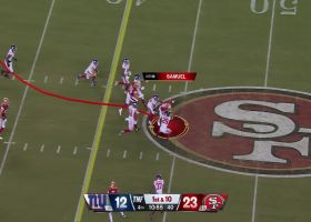 Next Gen Stats: Deebo Samuel refuses to go down, caps drive with TD
