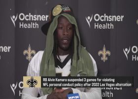 Alvin Kamara apologizes, takes accountability for three-game suspension