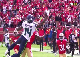 DK Metcalf's PHENOMENAL one-handed catch for 52 yards overturned by flag