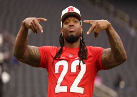 Derrick Henry's short TD puts AFC ahead before halftime in second flag football contest