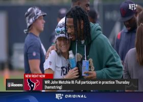 Texans WR John Metchie III (hamstring) inching closer to NFL debut after missing rookie season with leukemia