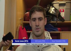 Daniels Jones plans to 'come back stronger' after knee surgery