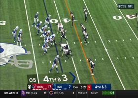 Ehlinger connects with Deon Jackson on left sideline for 27-yard gain