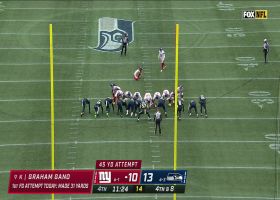 Graham Gano's 45-yard FG for the tie couldn't be more perfect
