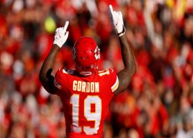 Josh Gordon's first TD since 2019 comes on goal-line quick screen