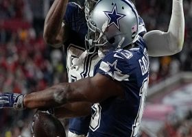 Michael Gallup walks the tightrope on 2-yard TD