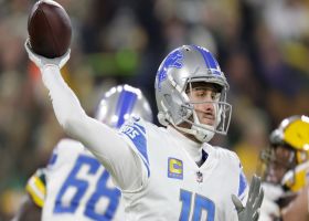 Can't-Miss Play: Goff heaves cross-body, 43-yard DIME to Kalif Raymond at 1-yard line