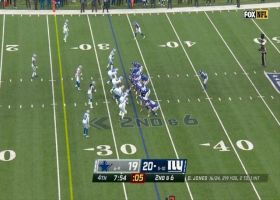 Donovan Wilson blasts through untouched for huge sack
