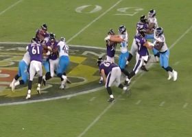 David Anenih is a blur off the edge for strip-sack on Brett Hundley