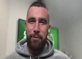 Travis Kelce talks working out with Patrick Mahomes, '23 draft prospects