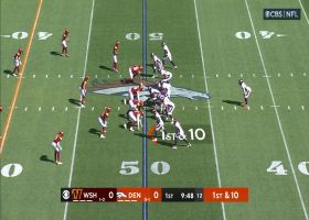Javonte Williams explodes for 15-yard gain on his first carry of game