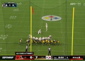 Dustin Hopkins puts Cleveland on the board with  a 43-yard FG