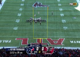 Ka'imi Fairbairn's 38-yard FG gets Houston on the board vs. Falcons