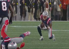 Justin Fields' tipped pass ends up in Myles Bryant's clutches for Patriots INT