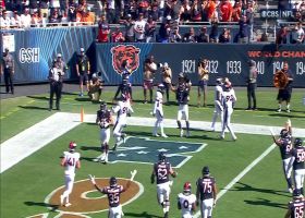 Justin Fields halts his momentum before 3-yard TD pass to Kmet
