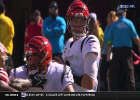 Burrow's 22-yard pass to Boyd gets Bengals into red zone on second drive
