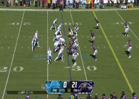 Arthur Maulet engulfs Jared Goff for authoritative 9-yard sack