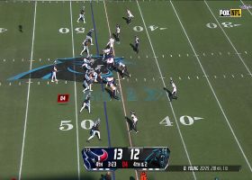 Adam Thielen plucks Bryce Young's pass for first down