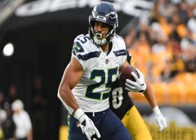 Travis Homer cuts back inside for 16-yard gain