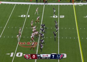 Brock Purdy threads 26-yard dime in stride to Jauan Jennings