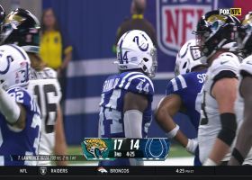 Colts stymie Jags' fourth-down pass to force turnover on downs