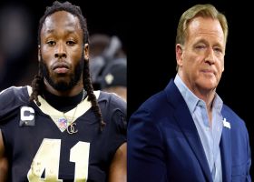RB Alvin Kamara to meet with NFL Commissioner Roger Goodell today