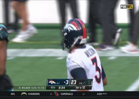 Sutton makes 16-yard grab while absorbing Jaycee Horn's hit-stick tackle