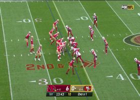 Brock Purdy connects with Kyle Juszczyk for 26 yards