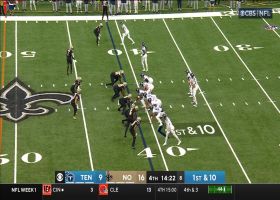 DeAndre Hopkins hauls in sideline grab for 12 yards