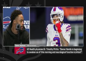 Bills DB Dane Jackson, center Mitch Morse share their thoughts on Damar Hamlin's situation