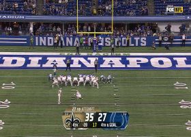 Blake Grupe 27-yard field goal puts Saints up 38-27 over Colts