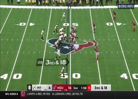 George Pickens snags 17-yard reception from Kenny Pickett